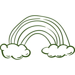 St Patrick Day Doodle Element