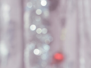 Blurred home decorations for birthday or party backgrounds.