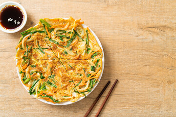 Pajeon or Korean pancake or Korean pizza