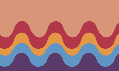 abstract background of wave objects with pastel colors, template, banner, presentation wallpaper
