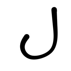 Arabic alphabet vector