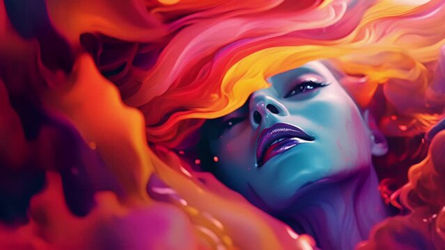 Experience the indescribable beauty of synesthesia as this mesmerizing psychedelic video blurs the lines between sound and vision in a captivating display.