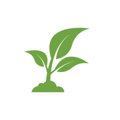 plant icon design vector