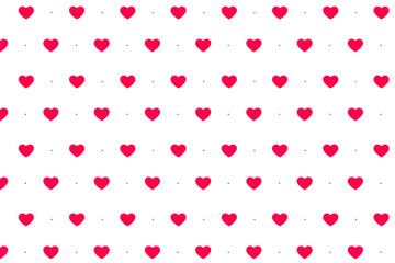 minimal and cute love romantic heart pattern wallpaper design