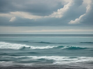 Fototapeta premium sea ​​view background design bright nature