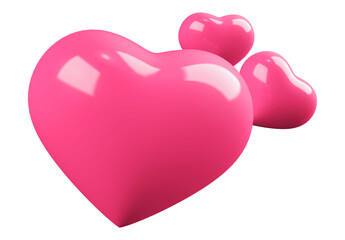 Valentine with 3d heart or 3d love