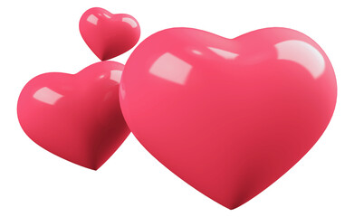 Valentine with 3d heart or 3d love