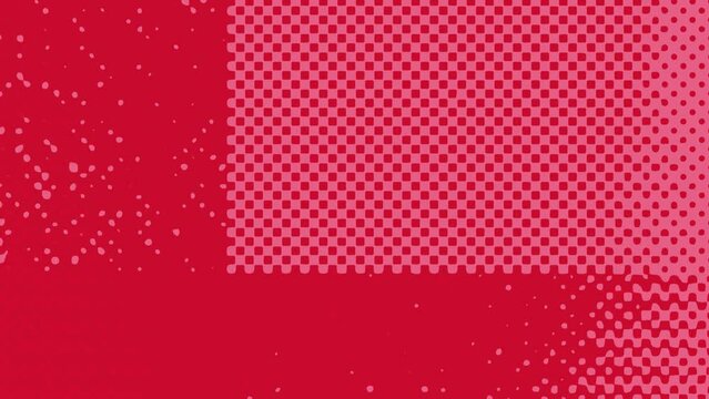 An abstract trendy halftone zine grunge texture motion graphic background.