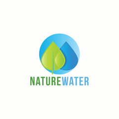 water drop Logo Template vector illustration design