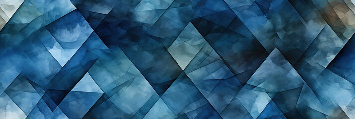 Obraz premium blue grunge background with seamless pattern vintage texture