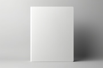 White book cover for your designs mockup