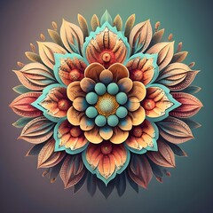 flower background, beautiful flower image wallpaper, beautiful mandala image, 3d flower image, 3d image, Generated with ai