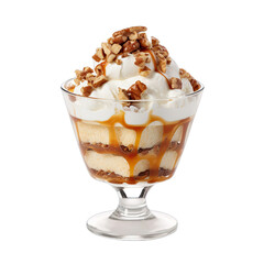 Indulge in the nutty sweetness of praline parfait  Transparent Background Png Image