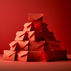 Stack of Red Envelopes