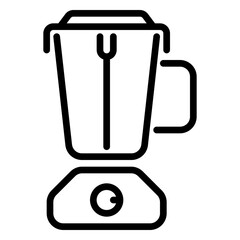 mixer icon, line icon style