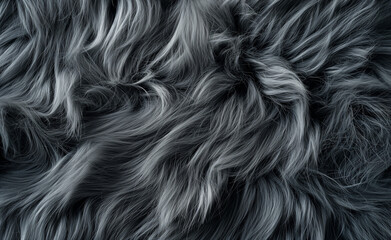 Fototapeta premium Gray furry background.