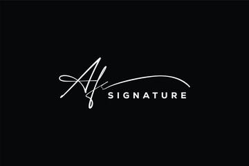 AF initials Handwriting signature logo. AF Hand drawn Calligraphy lettering Vector. AF letter real estate, beauty, photography letter logo design.