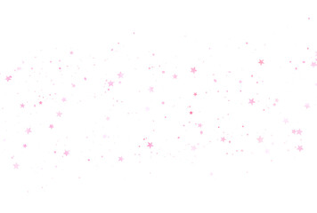 背景素材_水彩の星_ピンク