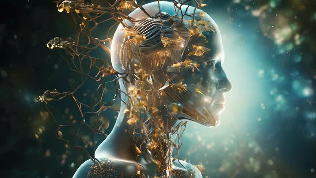 A creative vision of the future of genetic enhancement in human evolution, exploring the potential advantages and ethical quandaries it presents.