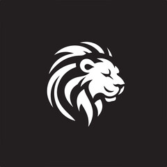 set of lion mascot logo vector illustration generative ai