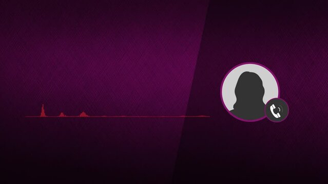 Virtual female character interview voice animation