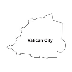 Vatican map