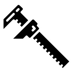 micrometer solid vector icon