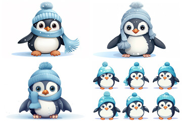 Fototapeta premium Toucan Hummin bird Penguin narrow Falcon Swan Heron Woodpecker Seagull Blue Jay Cardinal Peacock Vulture Albatross Kiwi Kingfisher Canary Wren Magpie Osprey feather JPG background generative ai 