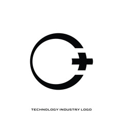 Obraz premium Initial letter O plus logo design symbol illustration