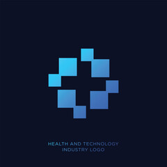 Obraz premium Modern Health Care Business Icon Cross Symbol Design Element Stock Illustration