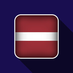 Obraz premium Flat Latvia Flag Background Vector Illustration
