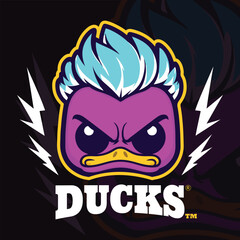 Angry Ducks logo design