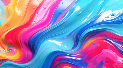 colorful abstract flow fractal psychedelic background