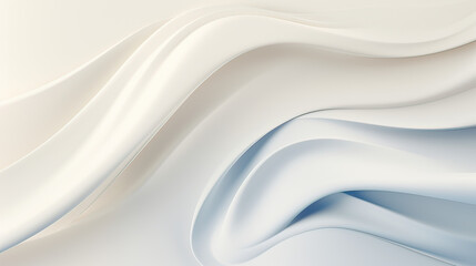 A serene abstract milk background, evoking a sense of calm and simplicity with its soft, flowing curves  Ai Generative