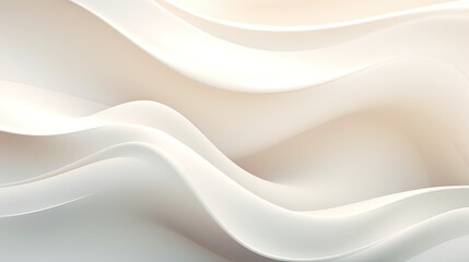 A serene abstract milk background, evoking a sense of calm and simplicity with its soft, flowing curves  Ai Generative