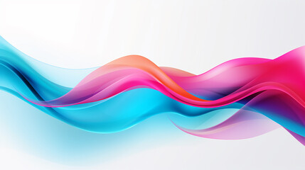 modern colorful flow poster wave liquid shape in color background art design for your design project