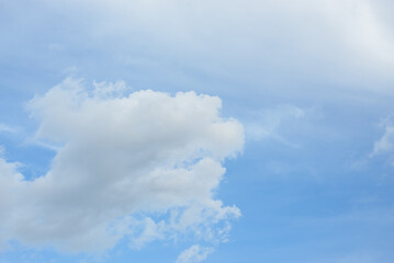 Blue sky with clouds. Background, texture.