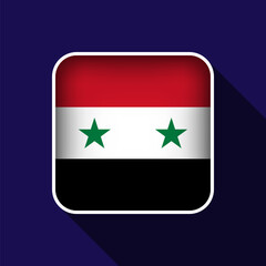 Flat Syria Flag Background Vector Illustration