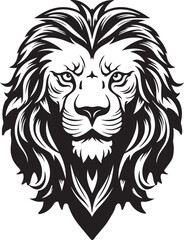 Fototapeta premium lion icon vector on isolated background generative ai