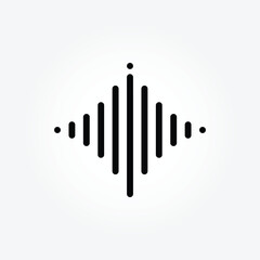 letter i Music logo design collection with gradient style