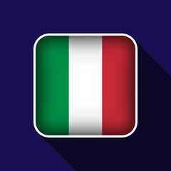 Flat Italy Flag Background Vector Illustration