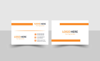  Simple Business card, Vector illustration. Creative And Clean Business Card Design Template, Visiting Card.

