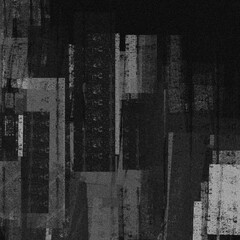 Glitch distorted grungy background . Design element for brochure, social media, posters, flyers. Overlay texture.Textured banner with Distress effect , Grunge, Glitch