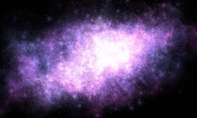 Purple Space Galaxy and Nebula Background Wallpaper