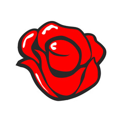 illustration of a rose vector illustration