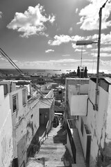 Fototapeta na wymiar Cityscape of Triana in Las Palmas de Gran Canaria