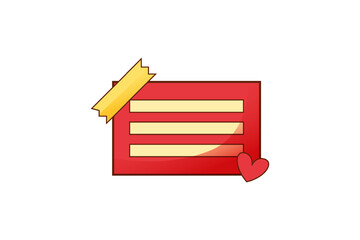 Paper Sticky Notes Sticker Design