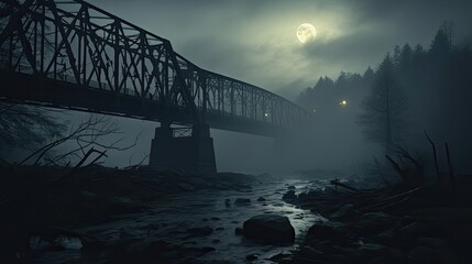 Fototapeta premium An abandoned old bridge