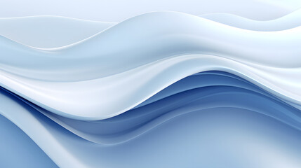 Fototapeta premium A seamless abstract blue texture background featuring elegant swirling curves in a wave pattern, set against a bright blue material background.