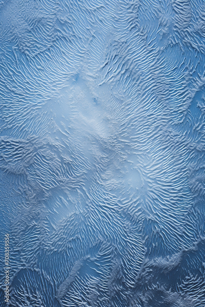 Poster Simplistic fingerprint design over a background of frosty glass.